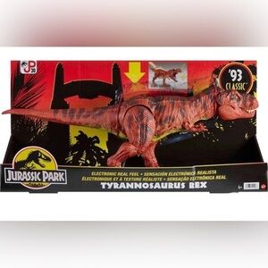 Jurassic Park Electronic Real Feel Tyrannosaurus Rex '93 Classic Dinosaur NEW